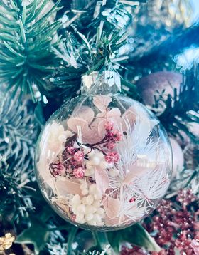 Dried and Preserved Glass Bauble - Small