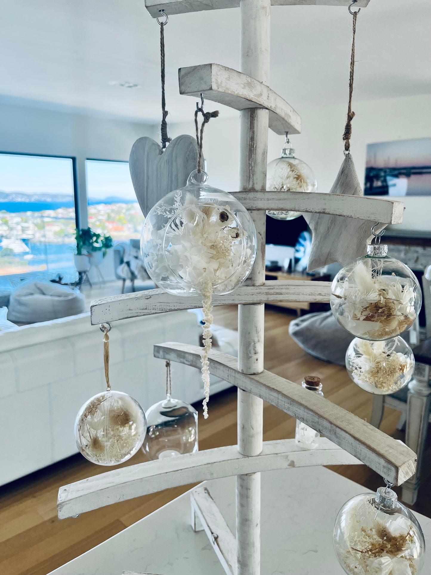 Dried and Preserved Glass Bauble - Large