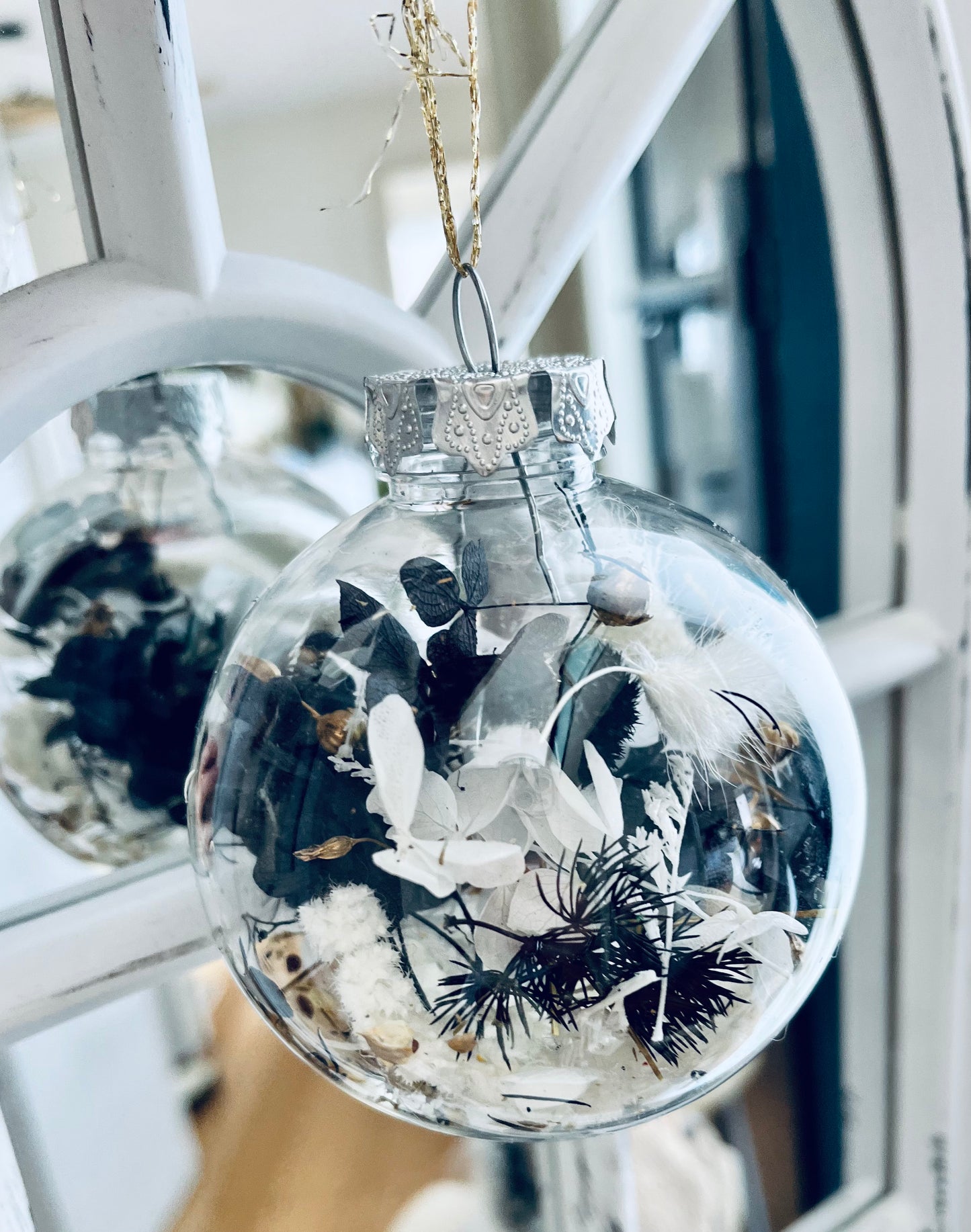 Dried and Preserved Glass Bauble - Large